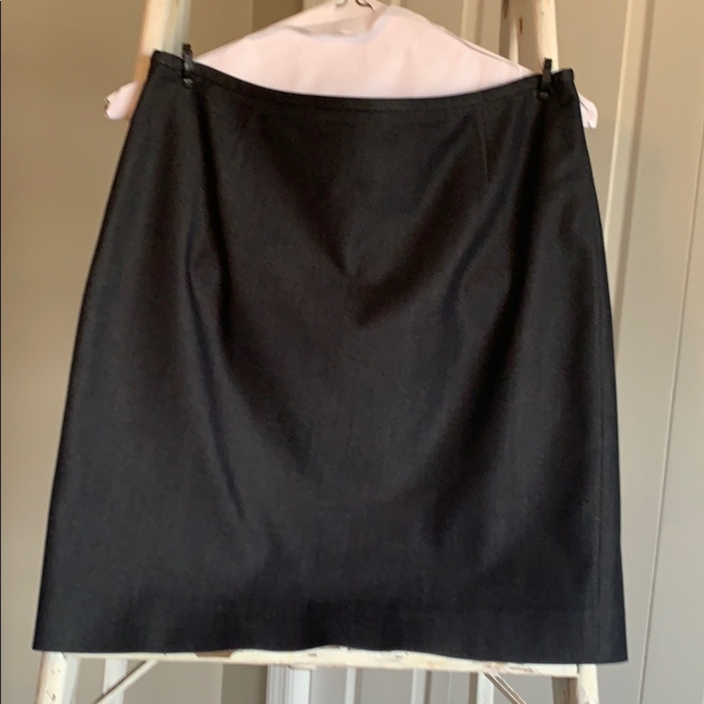 Faux jean suit skirt